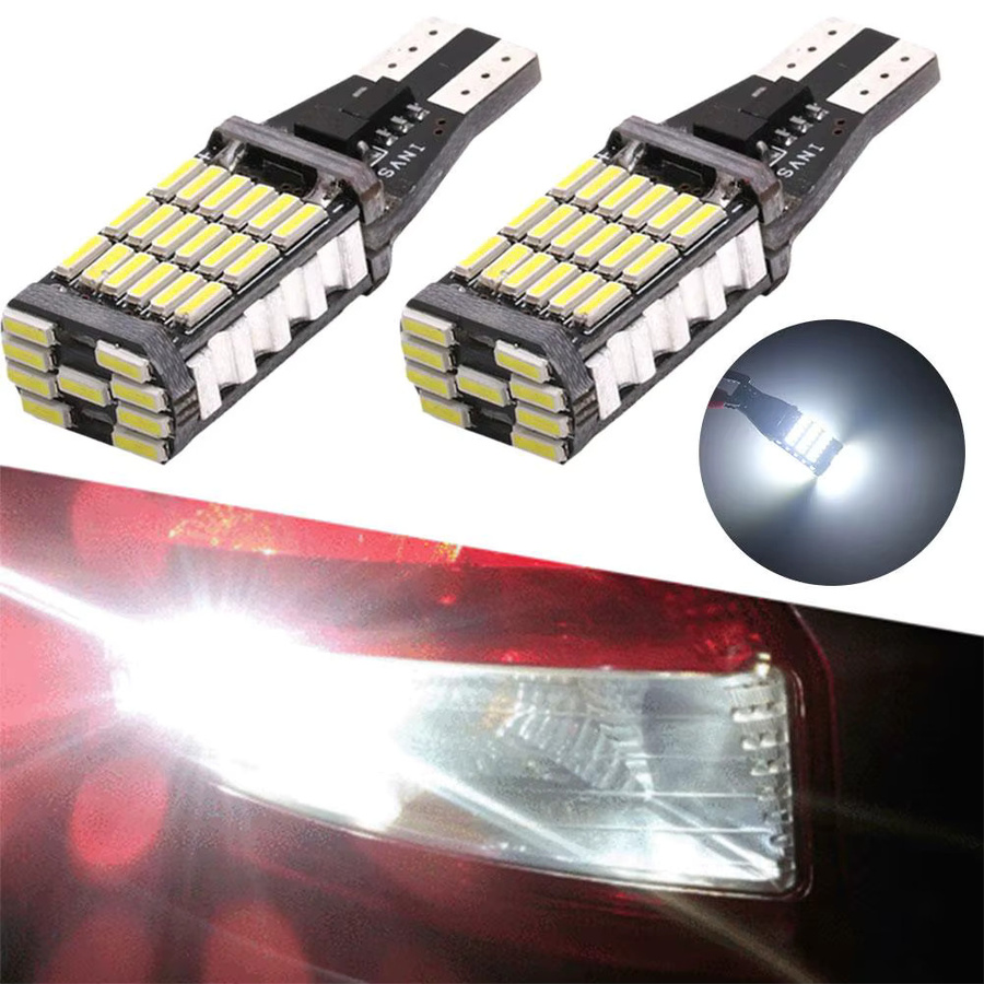 2er-Set LED Rückfahrscheinwerfer T15 W16W 921 912 T16 902 mit 45 SMD, 1200 Lumen, 6000K Kaltweiß - Bild 4