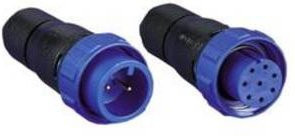 Bulgin Rundsteckverbinder PX0410/03S/3540 Bulk in Blau - Bild 1