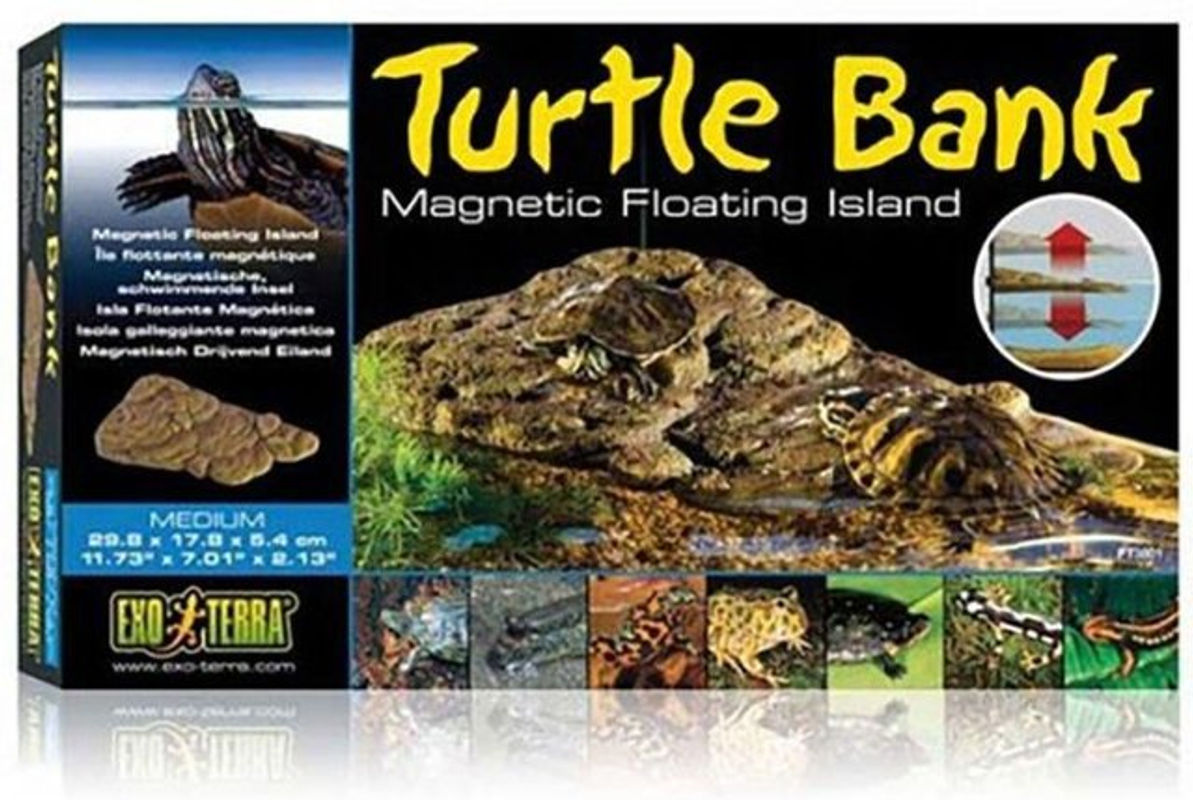 Exo Terra Turtle Bank Dekofigur für Schildkröten, braun, Kunststoff, B: 17,8 cm, T: 17,8 cm, H: 5,4 cm - Bild 6