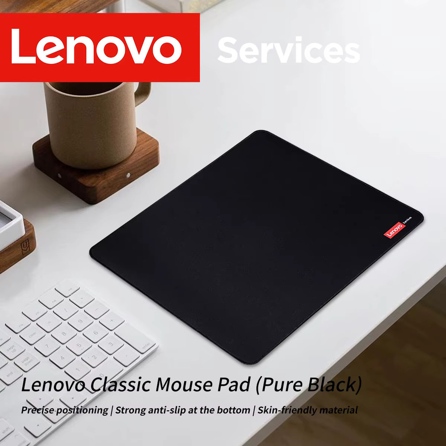 Lenovo E-Sports Gaming-Mauspad in Schwarz, extra dick und schmutzabweisend als Schreibtischunterlage für Computer und Tastaturen - Bild 4