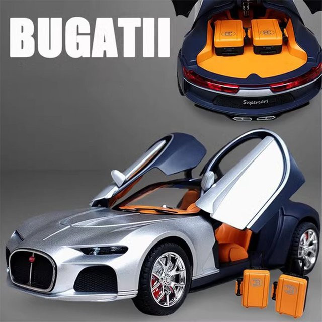 Bugatti Atlantic, Modellauto, Maßstab 1:24, mit Lichtton - Bild 1
