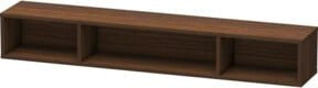 Duravit Regalelement L-Cube in Nussbaum, Wandmontage, 3 Fächer, B/H/T: 80 x 12 x 14 cm - Bild 1