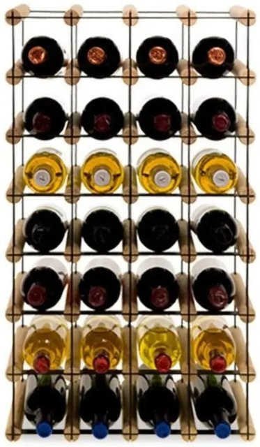 PROREGAL Modulares Weinregal Vinotega aus massivem Kiefernholz in Natur, H x B x T: 72,5 x 42,5 x 24,5 cm - Bild 1