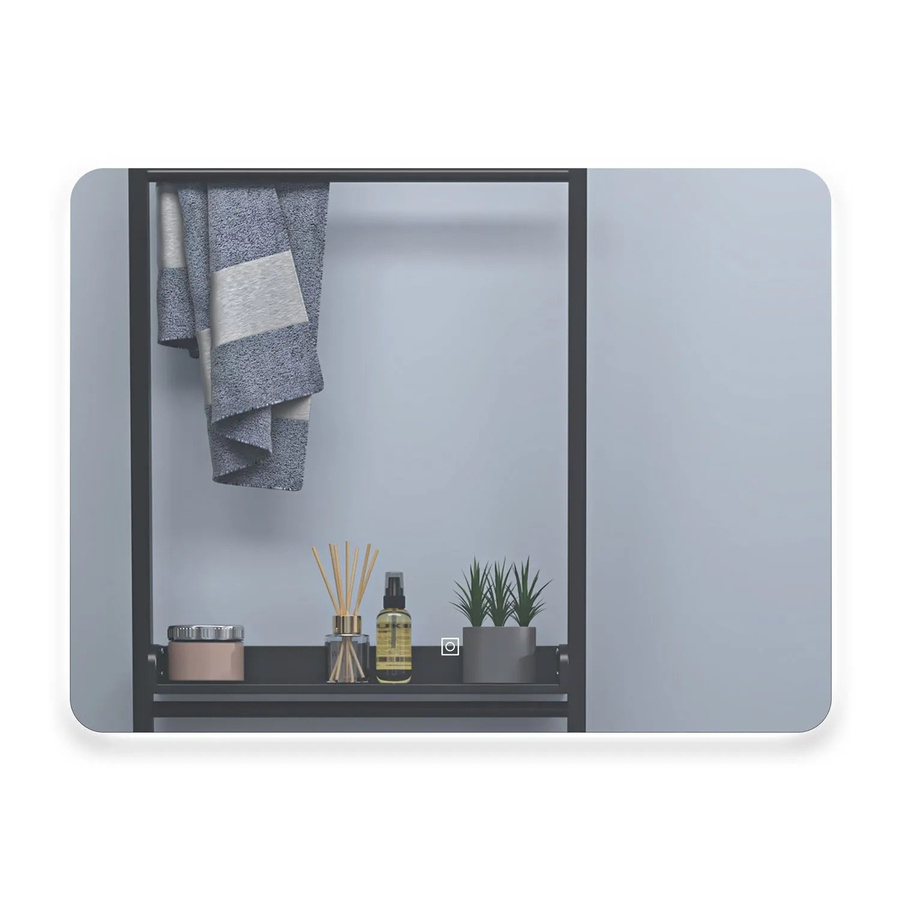 Duschparadies LED Badezimmerspiegel mit Touch-Schalter, dimmbar und mit Memory-Funktion, B: 100 cm, H: 70 cm - Bild 2