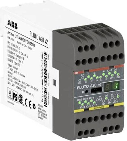 ABB Pluto A20 v2 Eingangsmodul 2TLA020070R4500 in Weiß - Bild 1