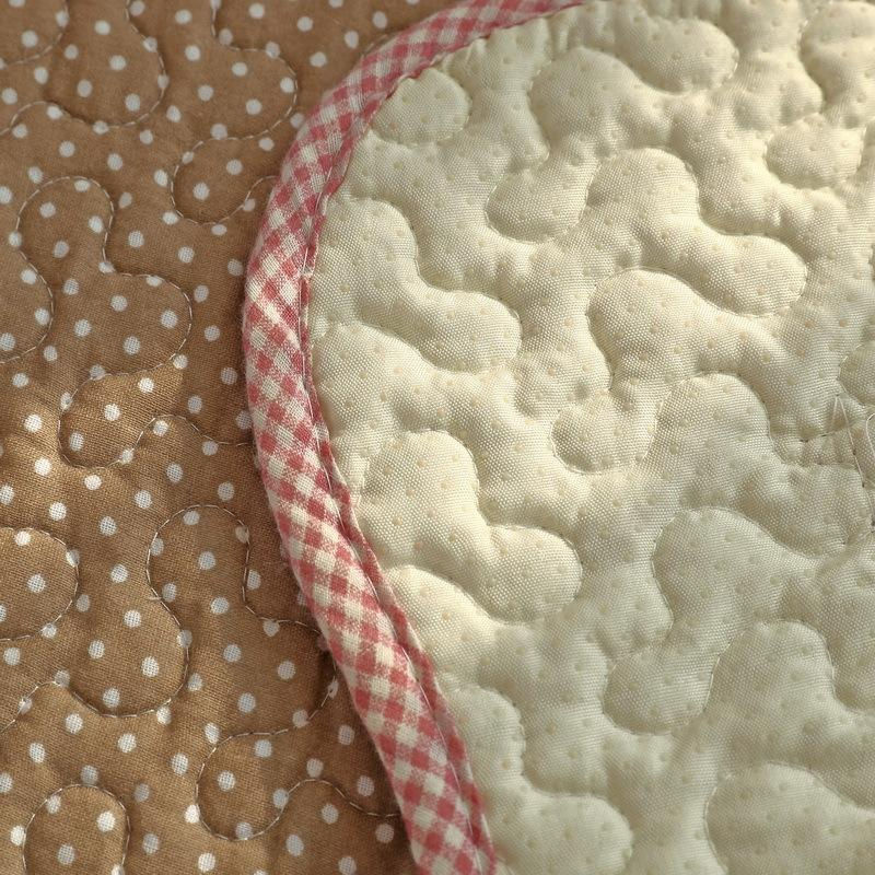 Super Six Sofakissenbezug aus Baumwolle mit floralem Design und Spitzkante, Grau, B/T: 90 x 90 cm - Bild 2