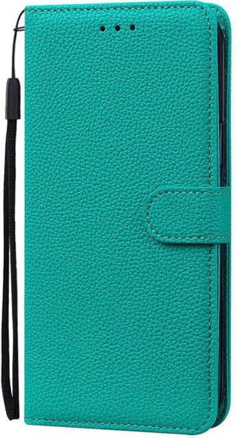 Flip Wallet Schutzhülle für Samsung Galaxy A20, A20e und A20s in Cyanblau - Bild 1