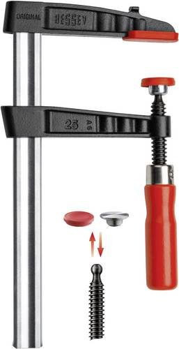 Bessey Temperguss-Schraubzwinge TG 200/50 in Rot - Bild 1