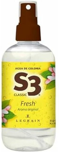 S-3 Klassisch Frisch Eau de Cologne, 240 ml, Unisex, Zitrisch - Bild 1