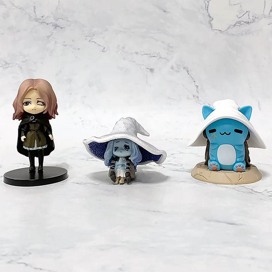 Bandai Gaming Q Version Elden Ring Actionfigur Ranni Cat Melina Malenia Multicolor aus PVC - Bild 4