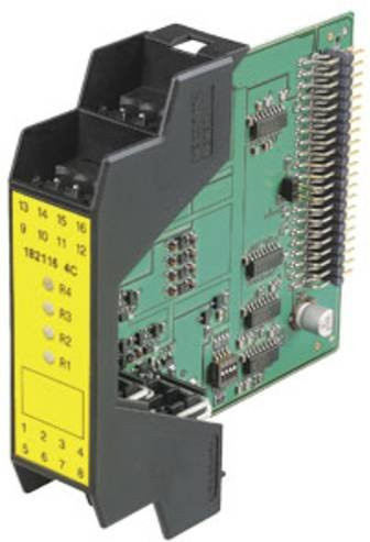 Pepperl+Fuchs Sicherheitsschaltgerät SB4 Module 4C in Schwarz mit 24 V/DC Betriebsspannung - Bild 1