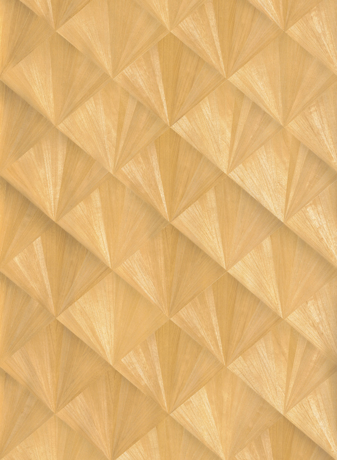 Nobilis Wallpaper Verneuil QNT70 Vlies Tapete in Beige mit geometrischem Art Deco Design - Bild 1