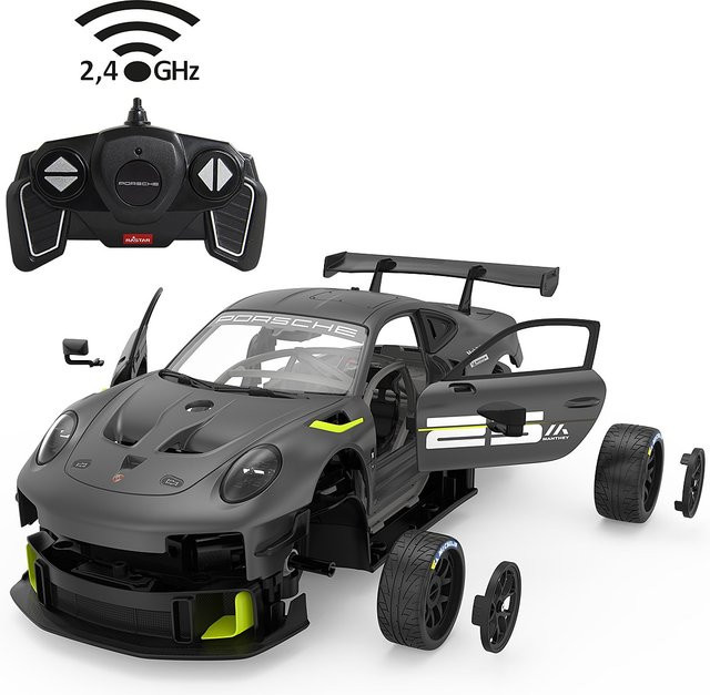 JAMARA Porsche 911 GT2 RS Clubsport 25 Bausatz 1:18 grau ferngesteuert - Bild 7
