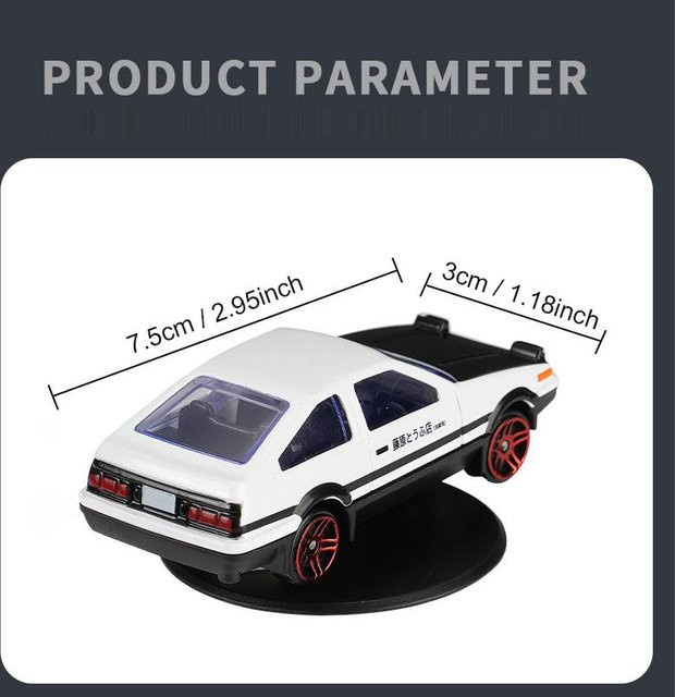 Drift-Heck schwingendes Ornament als Auto-Innendekoration für die Mittelkonsole in Weiß - Bild 1
