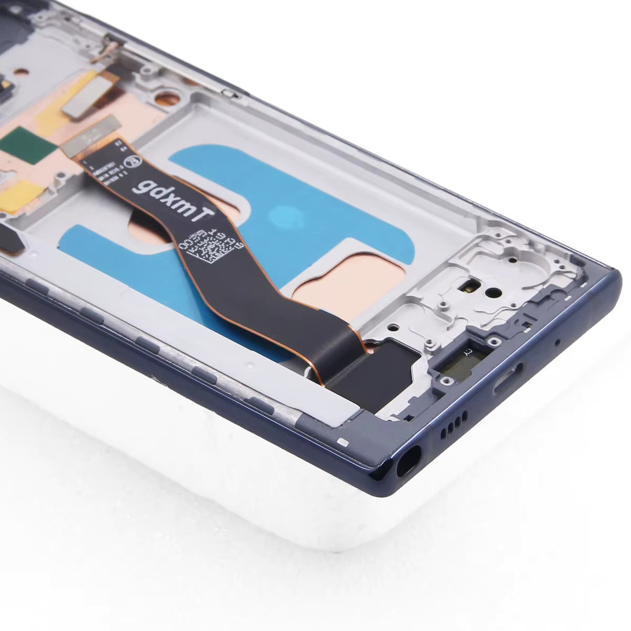 Samsung Note 10 N970 N970F LCD Display mit Touch Screen Digitizer und Rahmen in Schwarz (TFT Qualität) - Bild 4