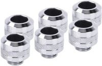Alphacool Eiszapfen PRO 13mm HardTube Fitting G1/4 in Chrome/Silver - Bild 1
