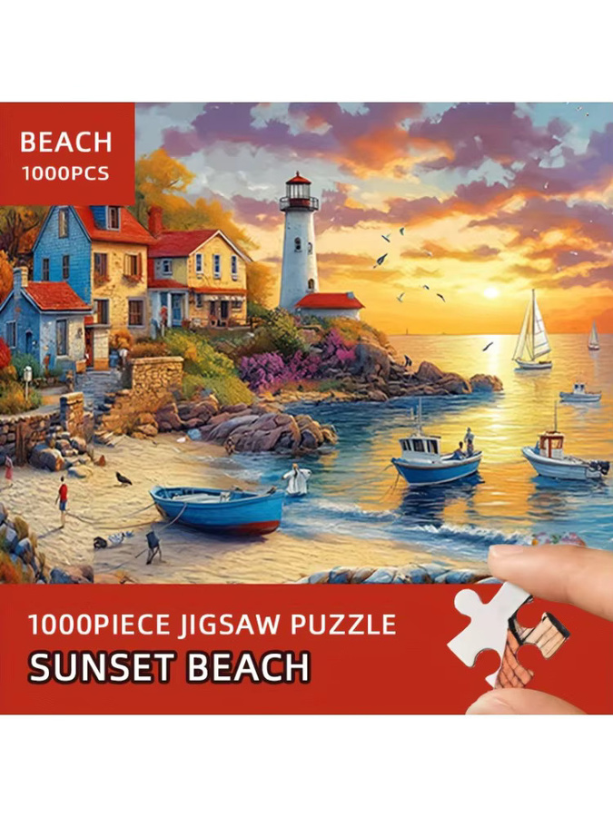 MaxRenard Strand-Sonnenuntergang-Puzzle, 1000 Teile - Bild 5