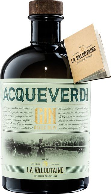 La Valdotaine Gin Acqueverdi, Italien, 43% Vol., 1,0 l - Bild 1