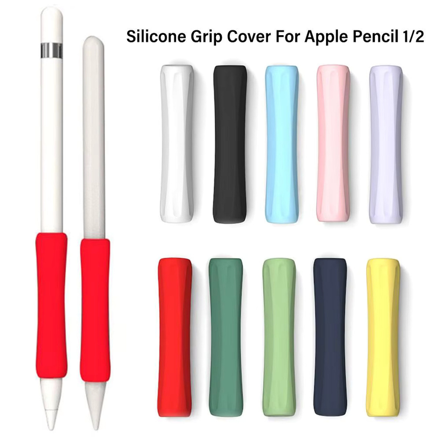 Silikon-Stiftabdeckung für Apple Pencil 1 und 2, stoßfeste und kratzfeste Schutzhülle in Multicolor - Bild 2