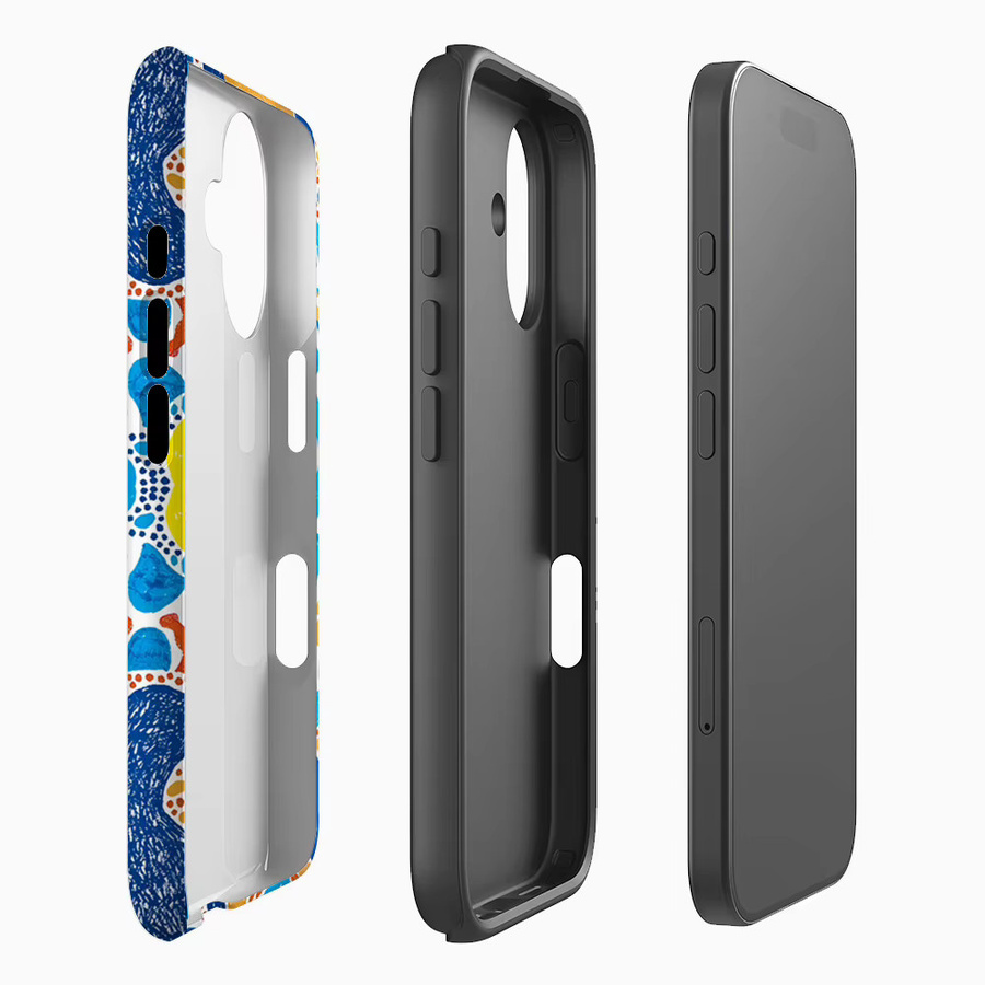 Vibrant Stream Handyhülle mit doppelschichtiger Rückabdeckung in Multicolour für iPhone 18 Pro Max Plus sowie kompatibel mit iPhone 17 16 15 14 13 12 - Bild 2