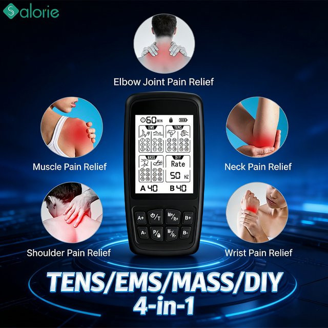 SALORIE 4-in-1 TENS-Gerät EMS Muskelstimulator, Unisex - Bild 1