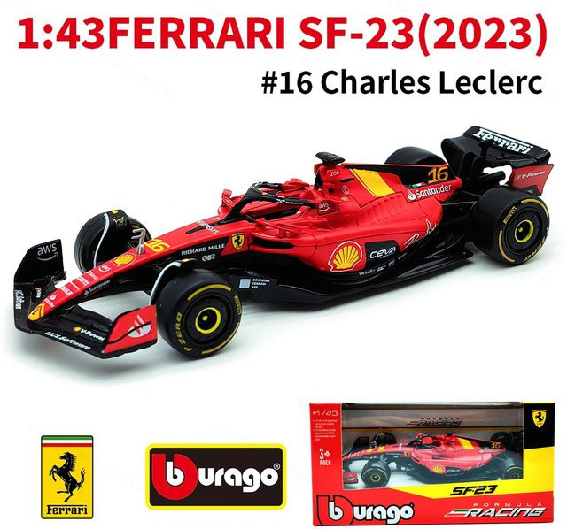 Bburago F1 Rennformelauto, Modellauto, 1:43, ab 4 Jahre - Bild 1