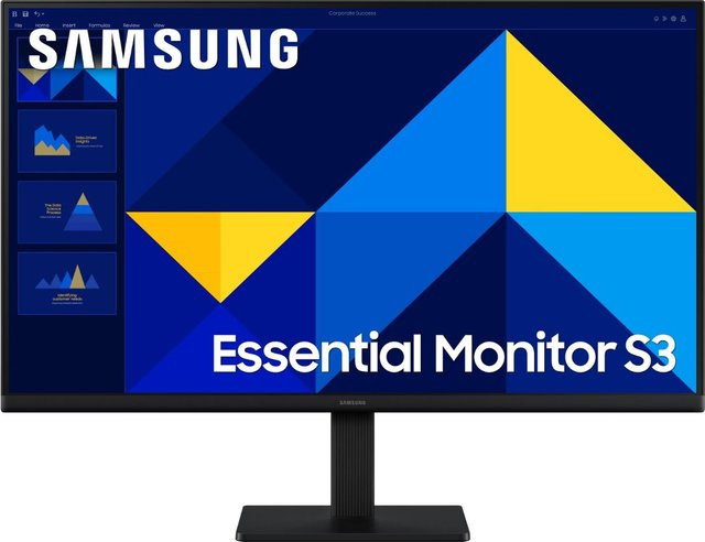 Samsung S30GD PC-Monitor 24 Zoll, IPS Panel, Full HD, 100 Hz, Schwarz, HDMI - Bild 1
