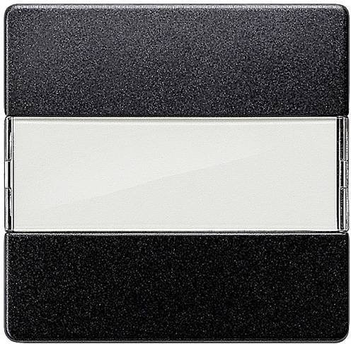 Siemens DELTA i-system Wippe mit Schild in Carbonmetallic für Universalschalter, B/B: 5,5 x 5,5 cm, Artikelnummer 5TG6230 - Bild 1
