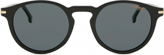 Carrera 301 S Sonnenbrille, Unisex, Vollrand, Rund, Kunststoff, Gray Black - Bild 1