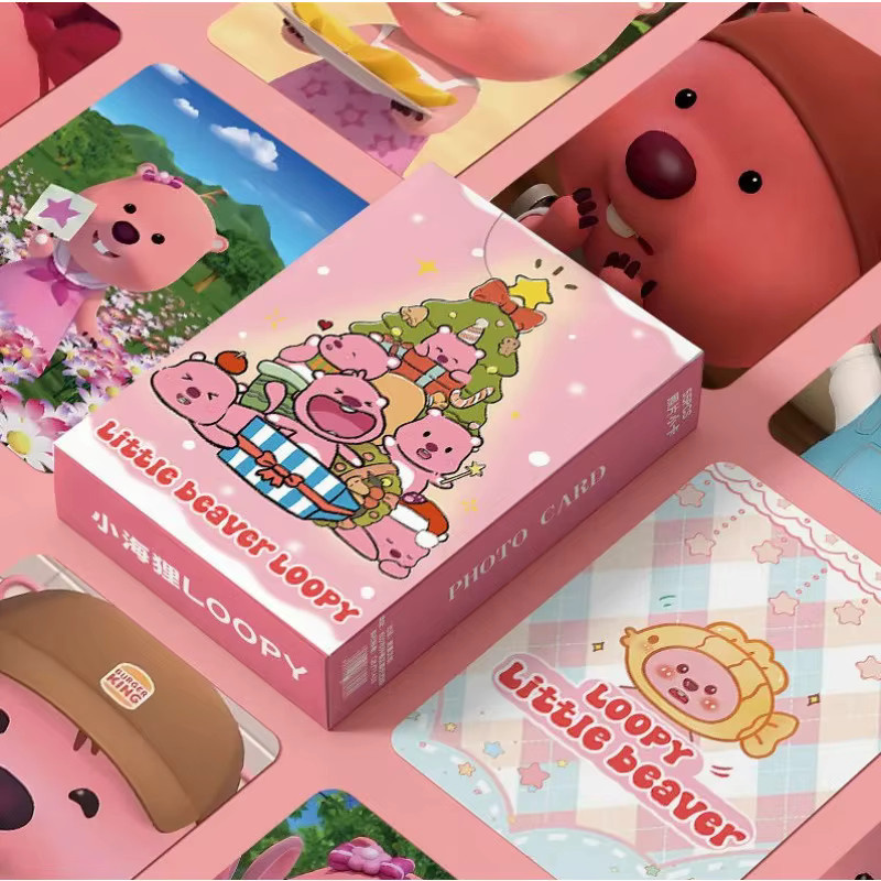 Loopy Beaver Laser-Lomo-Karten, 55 Stück, Mini-Postkarten, Sammelkarten-Hüllen Album Deko - Bild 3