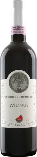 Guerrieri Rizzardi Munus Rosso Rotwein, Merlot/Corvina, 2022, Venetien, trocken, 0,75 l - Bild 1