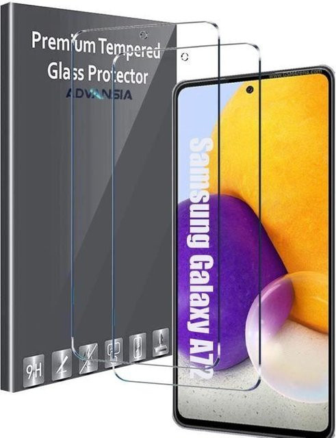 Advansia Panzerglas aus gehärtetem Glas für Samsung Galaxy A72 in Transparent - Bild 1