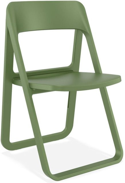 Légia Klappstuhl SLAG in Moosgrün aus glasfaserverstärktem Polypropylen, B/T/H: 48 x 52 x 82 cm - Bild 1