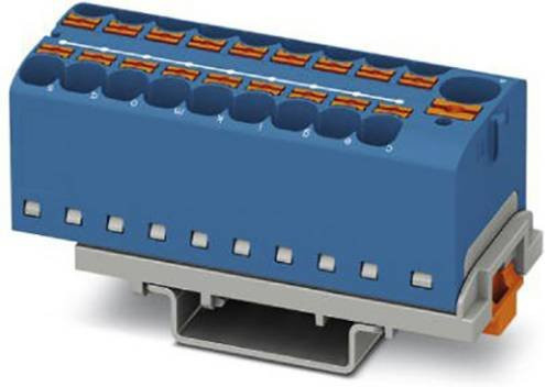 Phoenix Contact Verteilerblock 3273638 Zugfeder Blau 8 Stück - Bild 1
