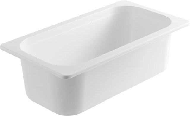 VEGA GN-Behälter 1/3 aus Kunststoff, weiß, Volumen: 2,7 l, B/T/H: 17,6 x 32,5 x 10,0 cm - Bild 1
