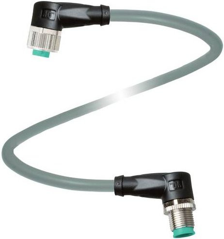 Pepperl+Fuchs Sensor-Aktor-Steckverbinder 240777-100001, konfektioniert, grau, Länge: 2 m, 4 Polzahl - Bild 1
