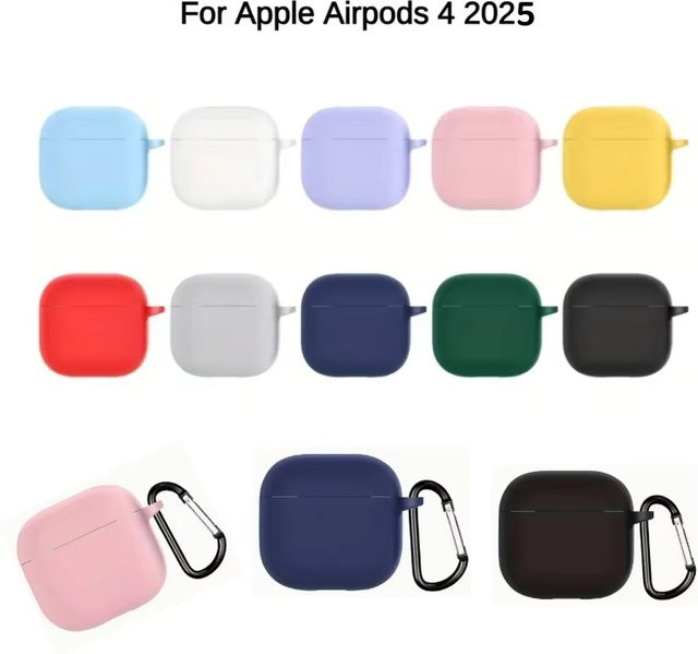 Apple AirPods 4 Generation Schutzhülle aus weichem Silikon, stoßfest, transparent - Bild 1