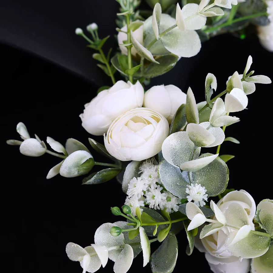 Haarband Blumenkranz, Weiß, Damen - Bild 2