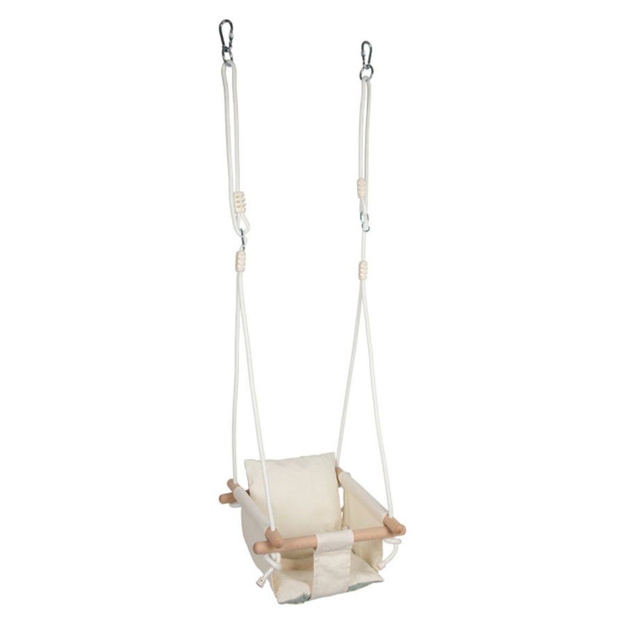small foot Baby- und Kleinkindschaukel, Beige, Holz, ab 1 Jahr - Bild 1