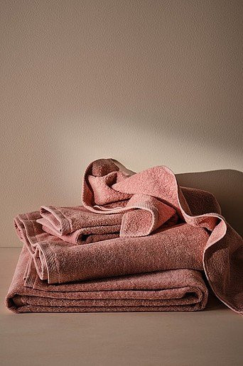 Jotex DARCY Handtuch-Set 4er-Pack aus Baumwolle in Pink - Bild 1