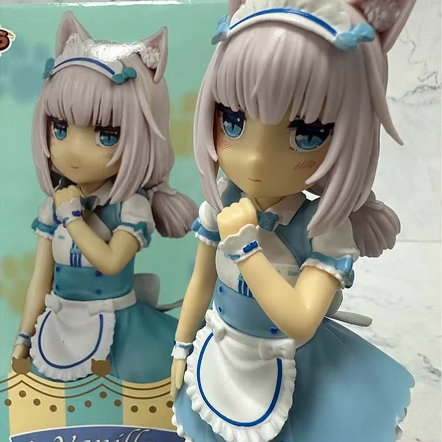 Nekopara Anime Katzenmädchen-Figur Chocolates Vanilla, Sammelfigur, 18cm - Bild 1