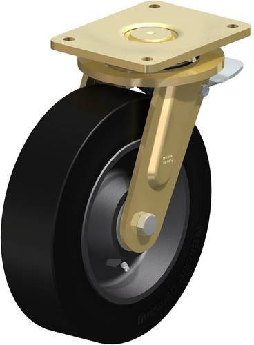 Blickle Lenkrolle LS-GEV 302K-ST mit Feststeller in Anthrazit und Schwarz, Rad-Durchmesser: 30 cm, Tragfähigkeit: 1080 kg - Bild 1