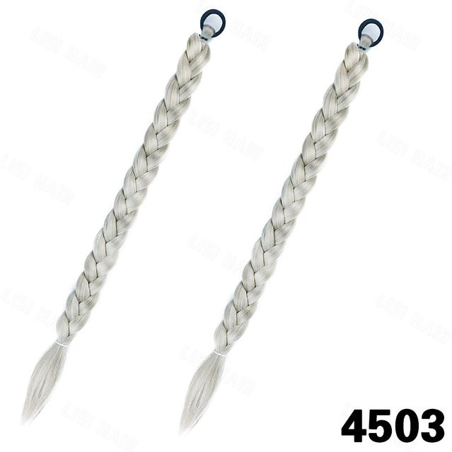 MISSQUEEN Haarverlängerung Twist Zöpfe, 2 Stück, Mehrfarbig, 52 cm - Bild 1