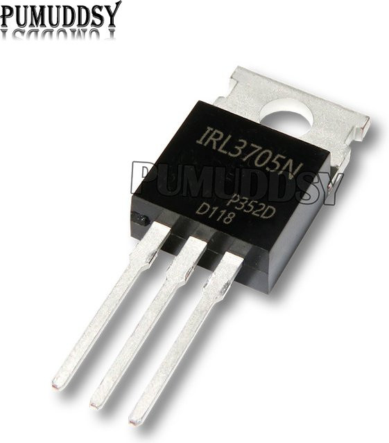 10 Stück PUMUDDSY MOSFET Transistoren IRL2203N IRL2505 bis IRL3705N in Schwarz - Bild 1
