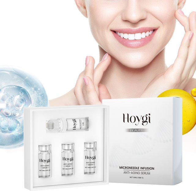 Hoygi Hyaluronsäure Serum Gesicht, Hautpflege-Roller-Set - Bild 1