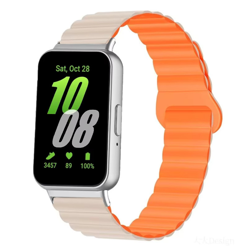 jansin Uhrenarmband Samsung Galaxy Fit 3, Silikon, pink, Unisex - Bild 2