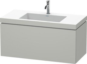 Duravit L-Cube Waschtischunterschrank c-bonded, wandhängend, Weiß, B: 100 cm, T: 48 cm - Bild 1