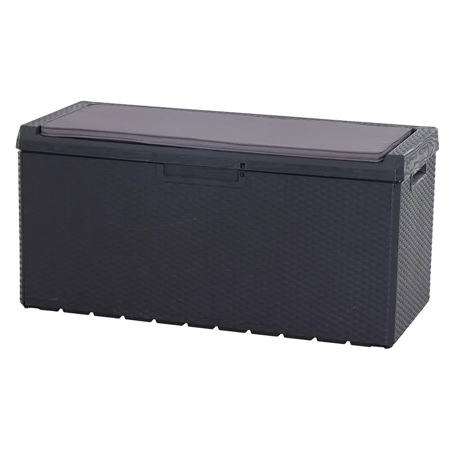 Toomax Kissenbox Portonovo aus Kunststoff in Anthrazit B/T/H: 178 x 55 x 13 cm - Bild 2
