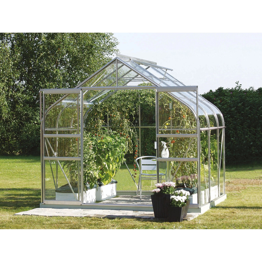 Vitavia Gewächshaus Diana 5000 aus eloxiertem Aluminium mit 3 mm ESG-Glas, 5,0 m² - Bild 3