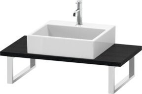 Duravit Konsole DuraStyle Compact mit 1 Ausschnitt in Weiß, Breite: 200 cm, Stärke: 3 cm - Bild 1